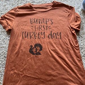 Thanksgiving pregnancy shirt